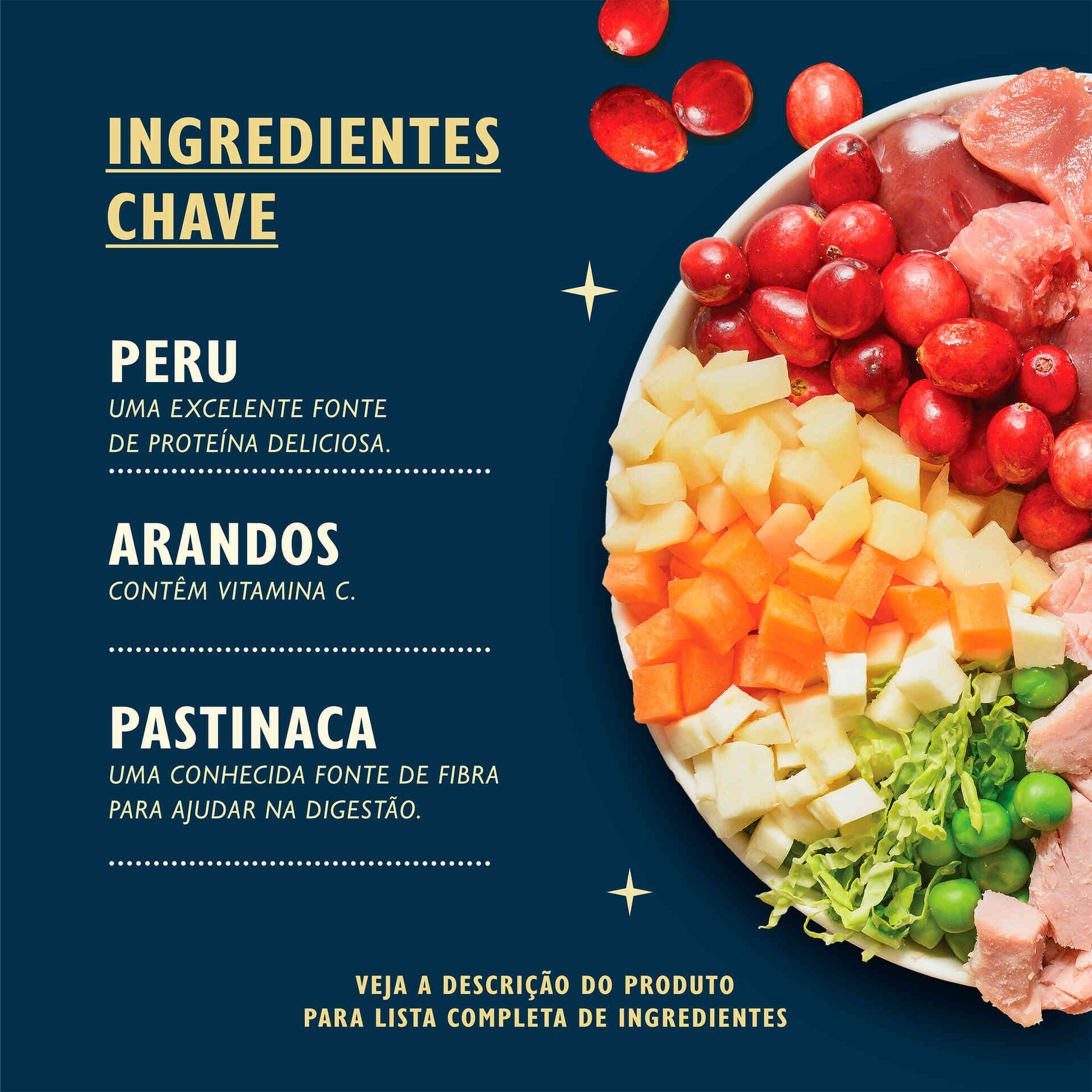 Comida Húmida para Cão Natal Peru, Ganso e Pato