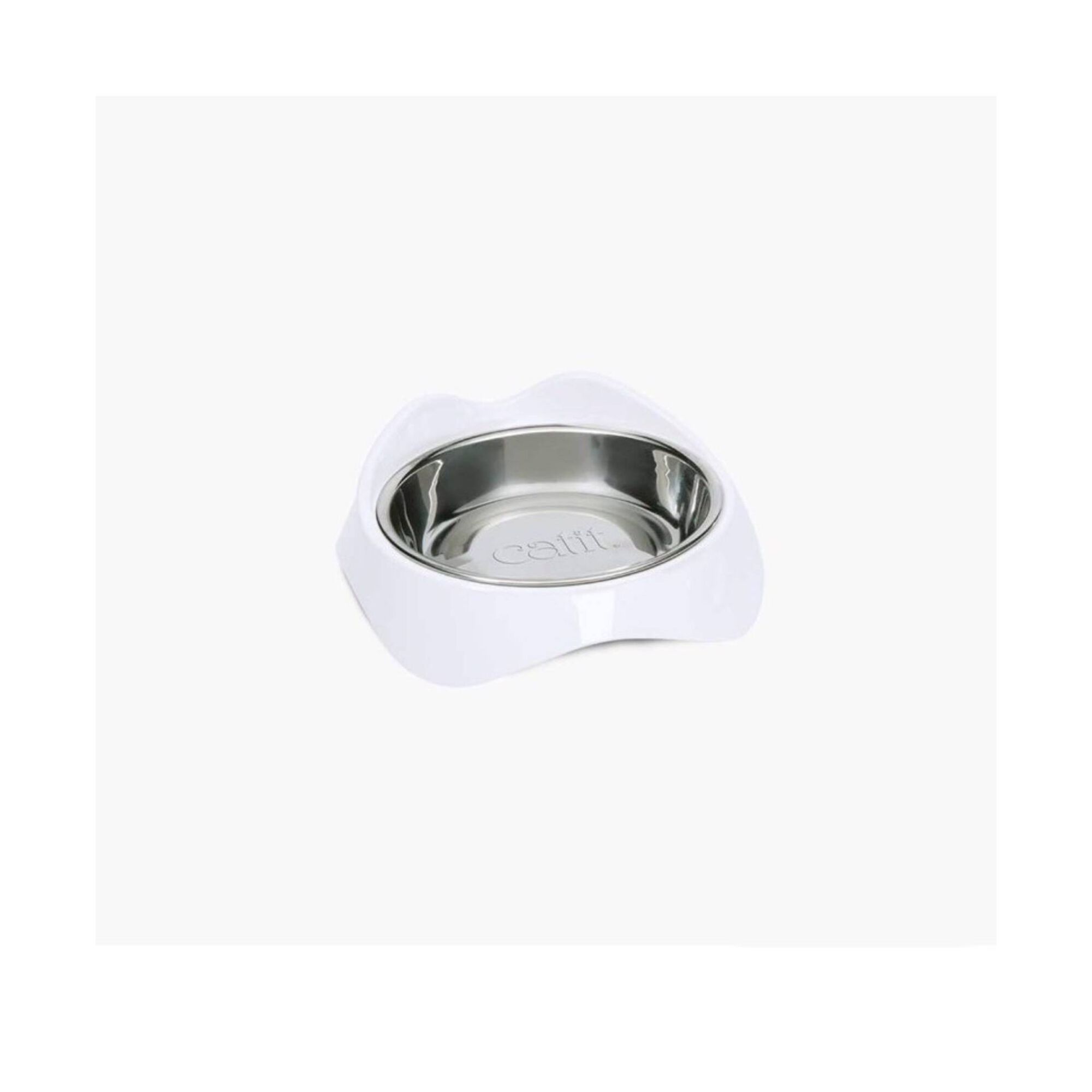 Comedouro para Gato Pixi Branco Comedouro para Gato Pixi Branco