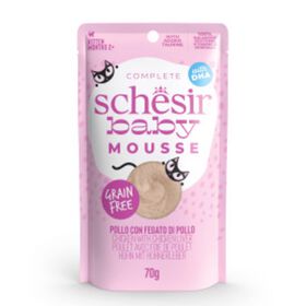 Comida Húmida para Gato Júnior Mousse Frango e Salmão