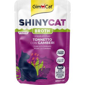 Snack para Gato Shiny Atum e Camarão Saquetas