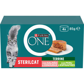Comida Húmida para Gato Adulto Esterilizado Terrine Salmão e Cenouras Comida Húmida para Gato Adulto Esterilizado Terrine Salmão e Cenouras