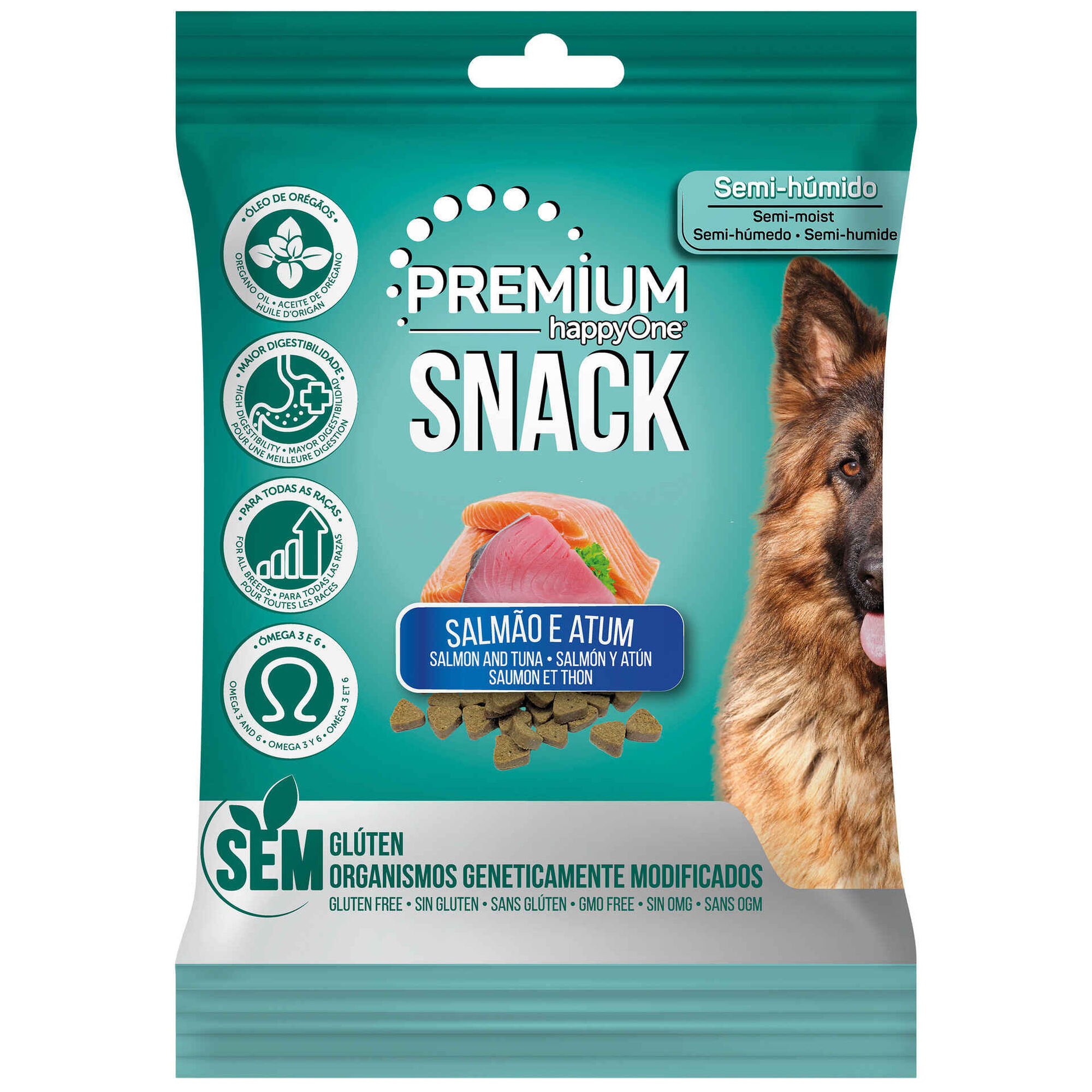 Snack para Cão Adulto Salmão e Atum