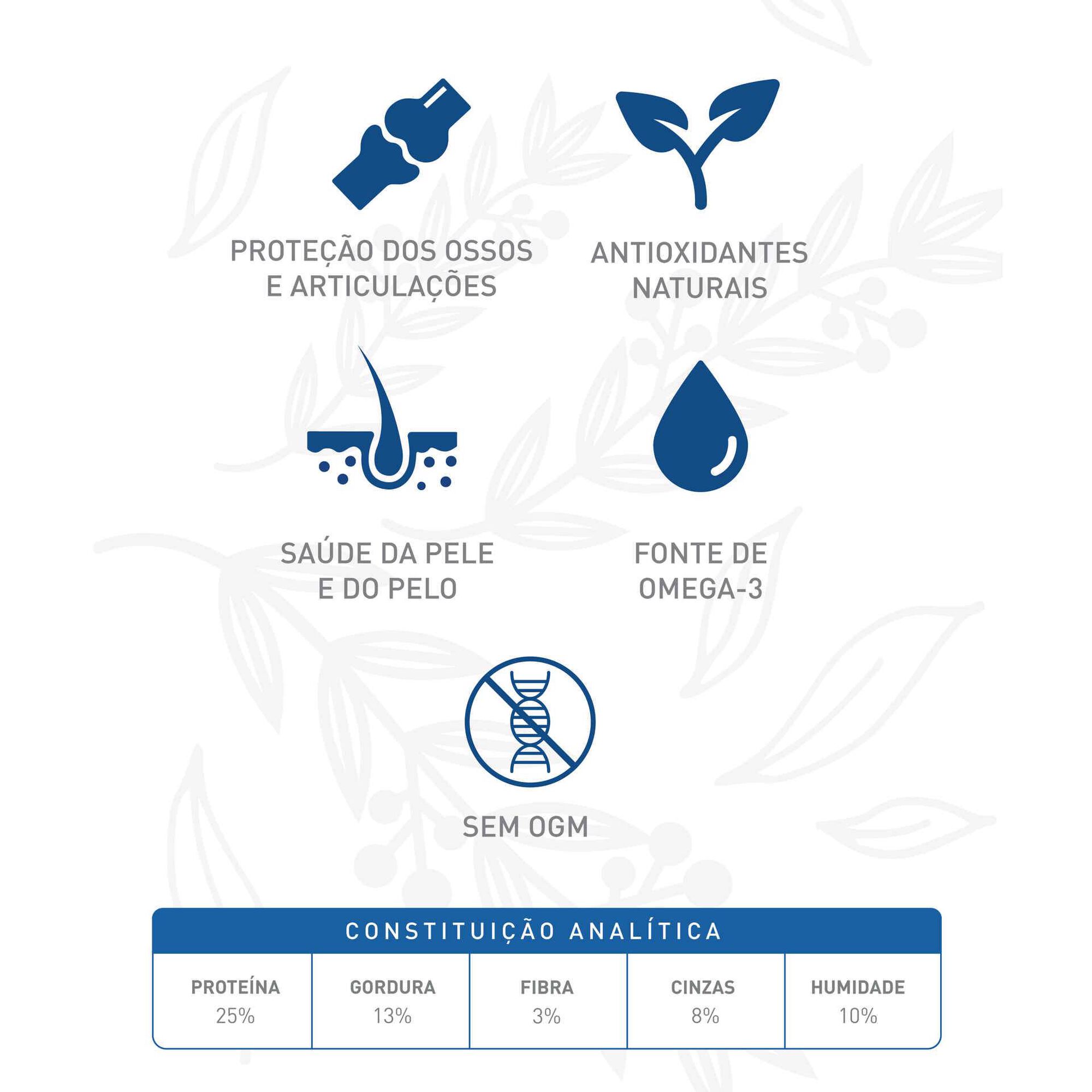 Ração para Cão Adulto Salmão e Maçã