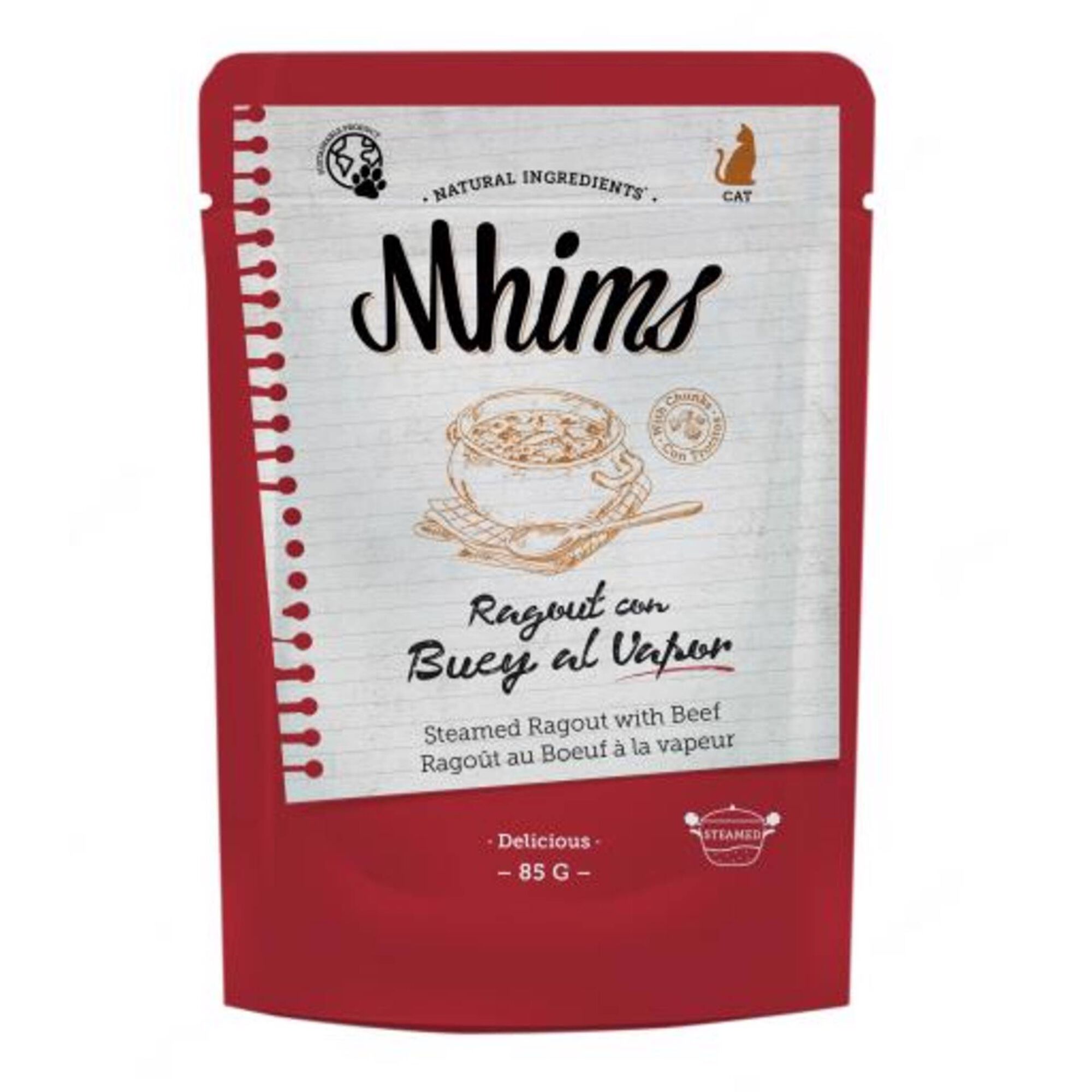 Comida Húmida para Gato Adulto Ragout Vaca
