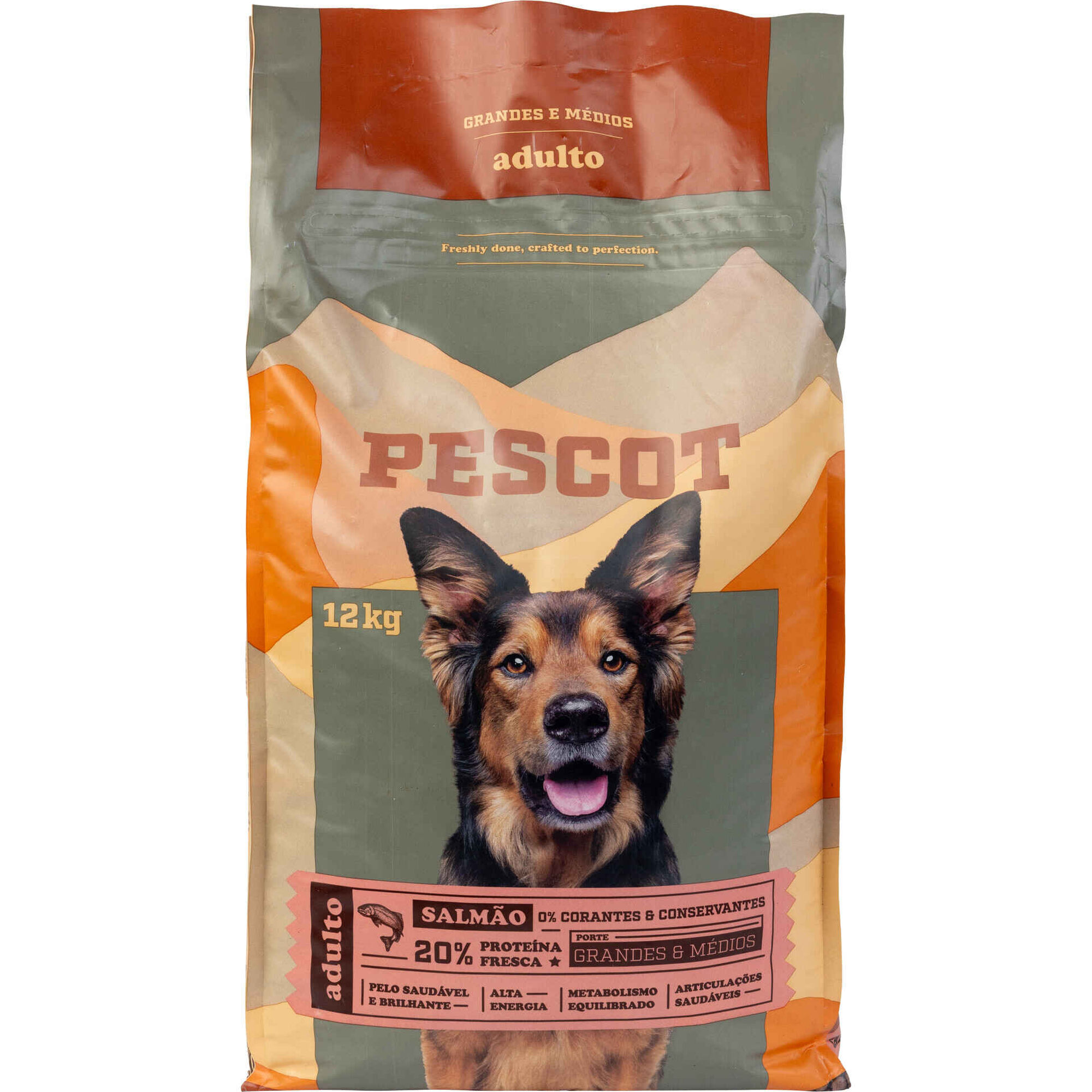 Ra&ccedil;&atilde;o para C&atilde;o Adulto Salm&atilde;o Pescot