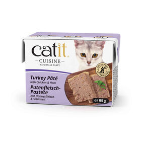 Comida Húmida para Gato Pate Peru, Frango e Fiambre