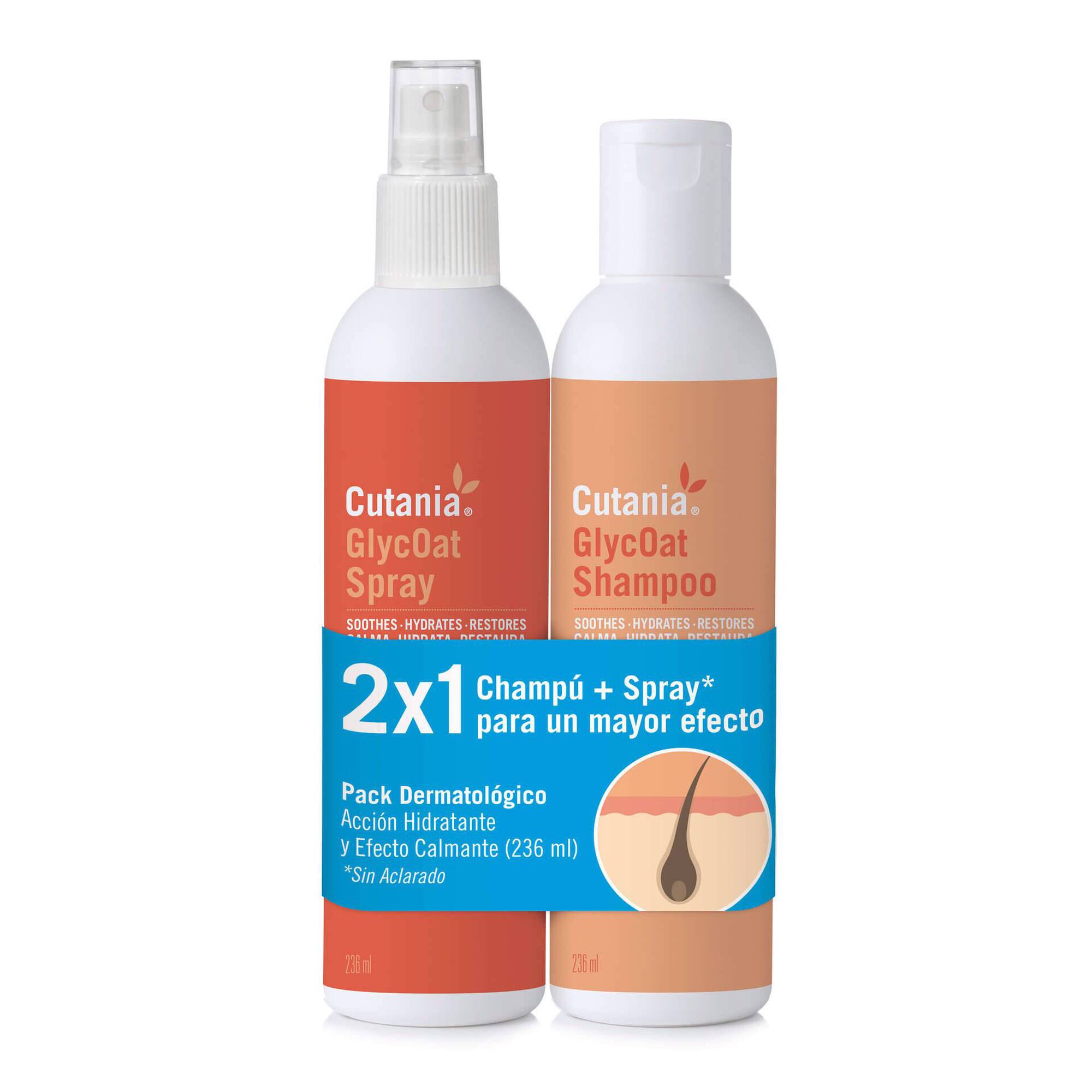 Cutania Glycoat Pack Champô + Spray