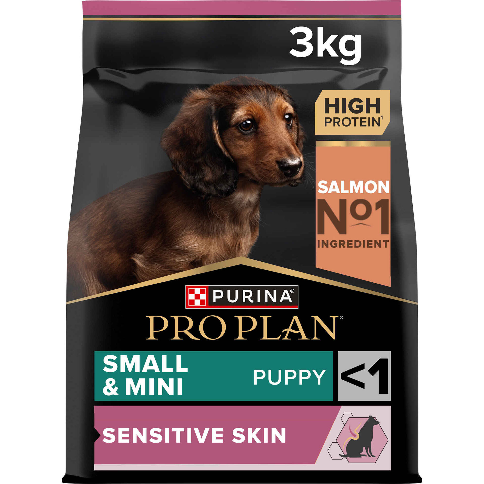 Ração para Cão Júnior Mini Sensitive Skin Salmão