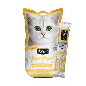 Snack para Gato Pur Purée Frango e Fibra