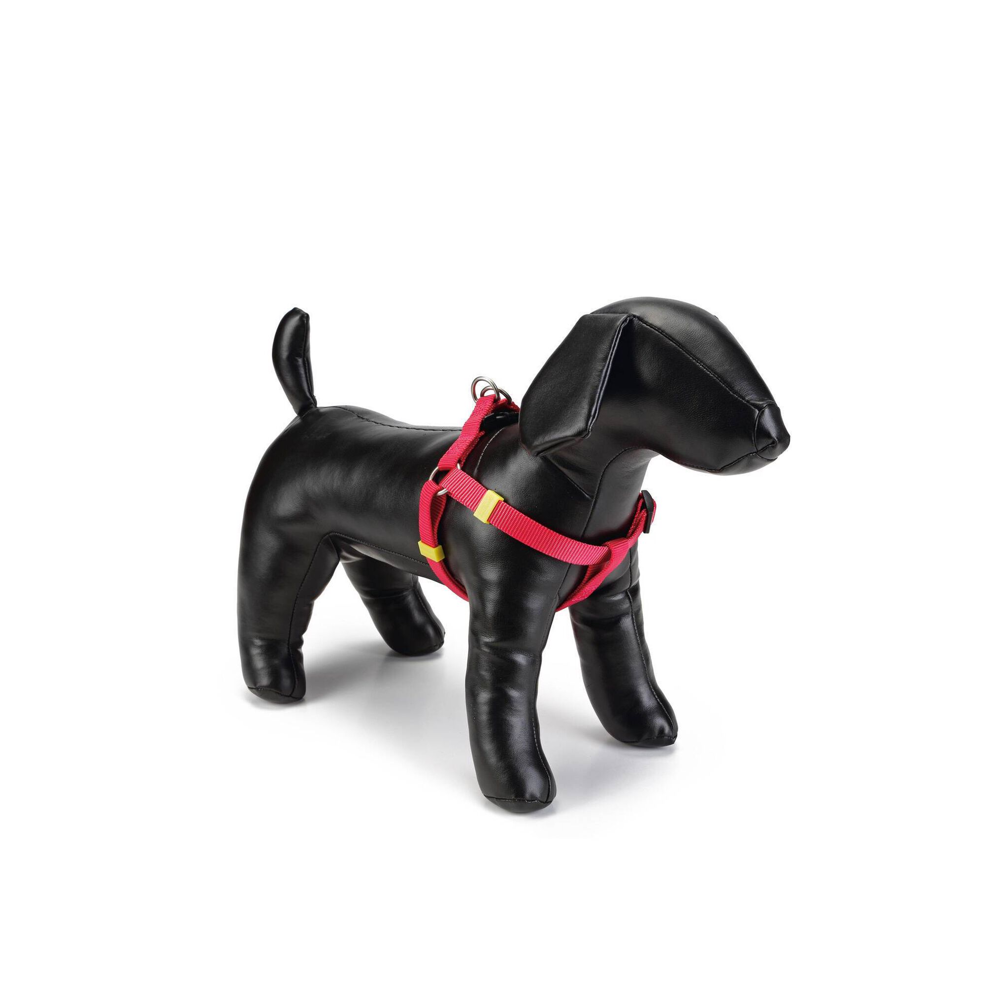 Arnês para Cão Nylon Rosa