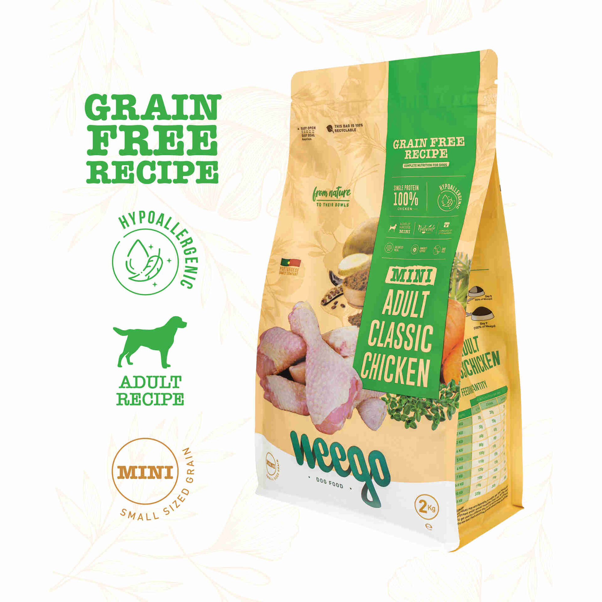 Ração para Cão Adulto Sem Cereais Frango