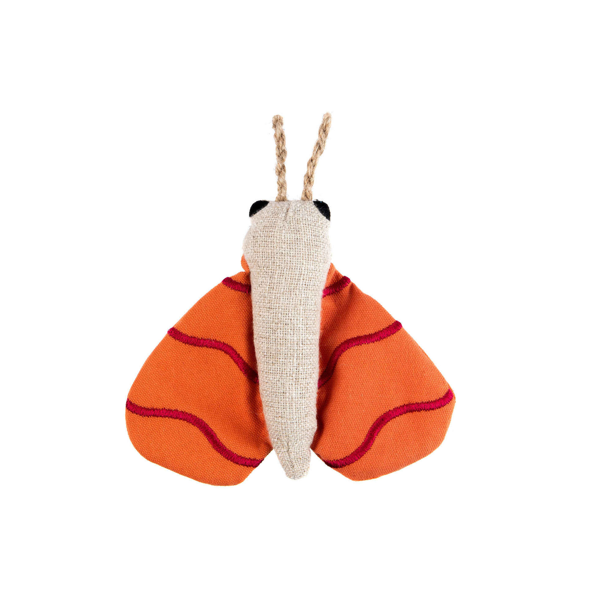 Brinquedo para Cão Peluche Borboleta com Corda Natural