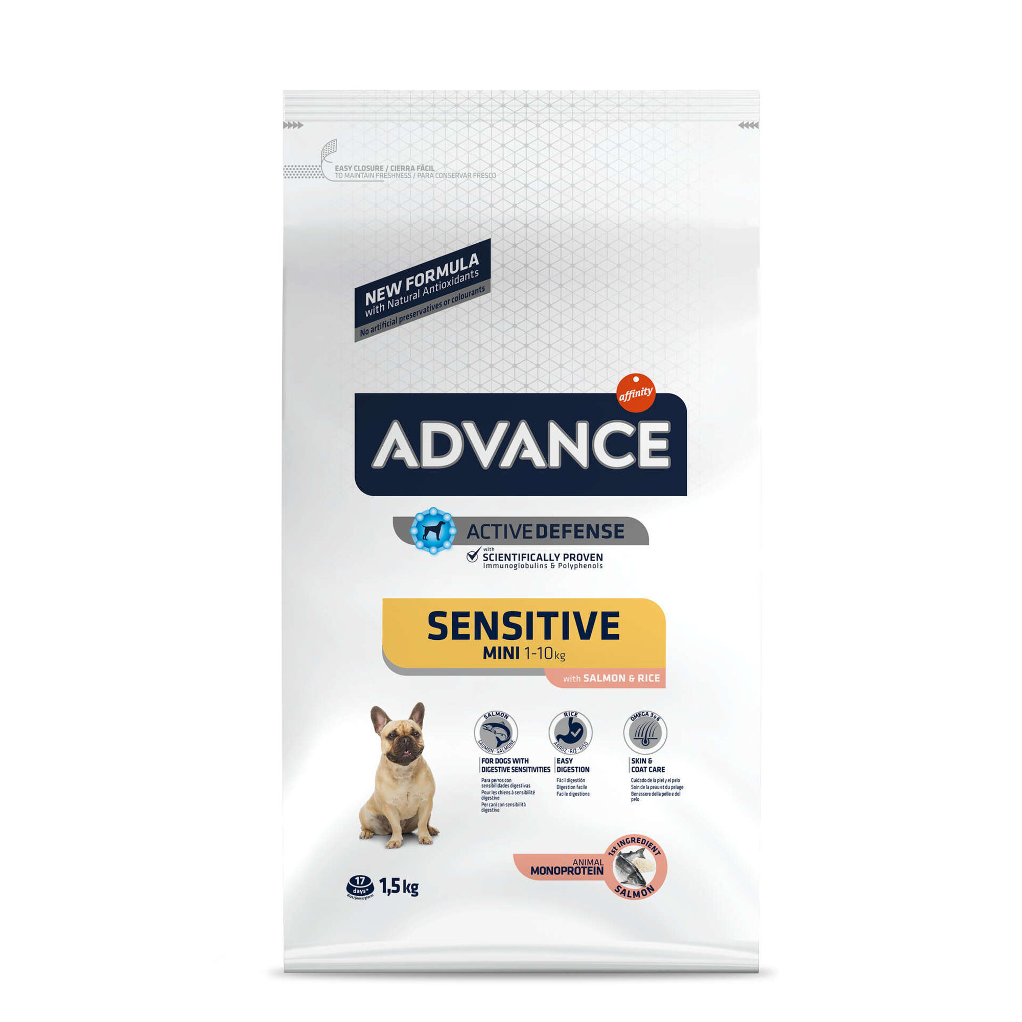 Ração para Cão Adulto Mini Sensitive Salmão