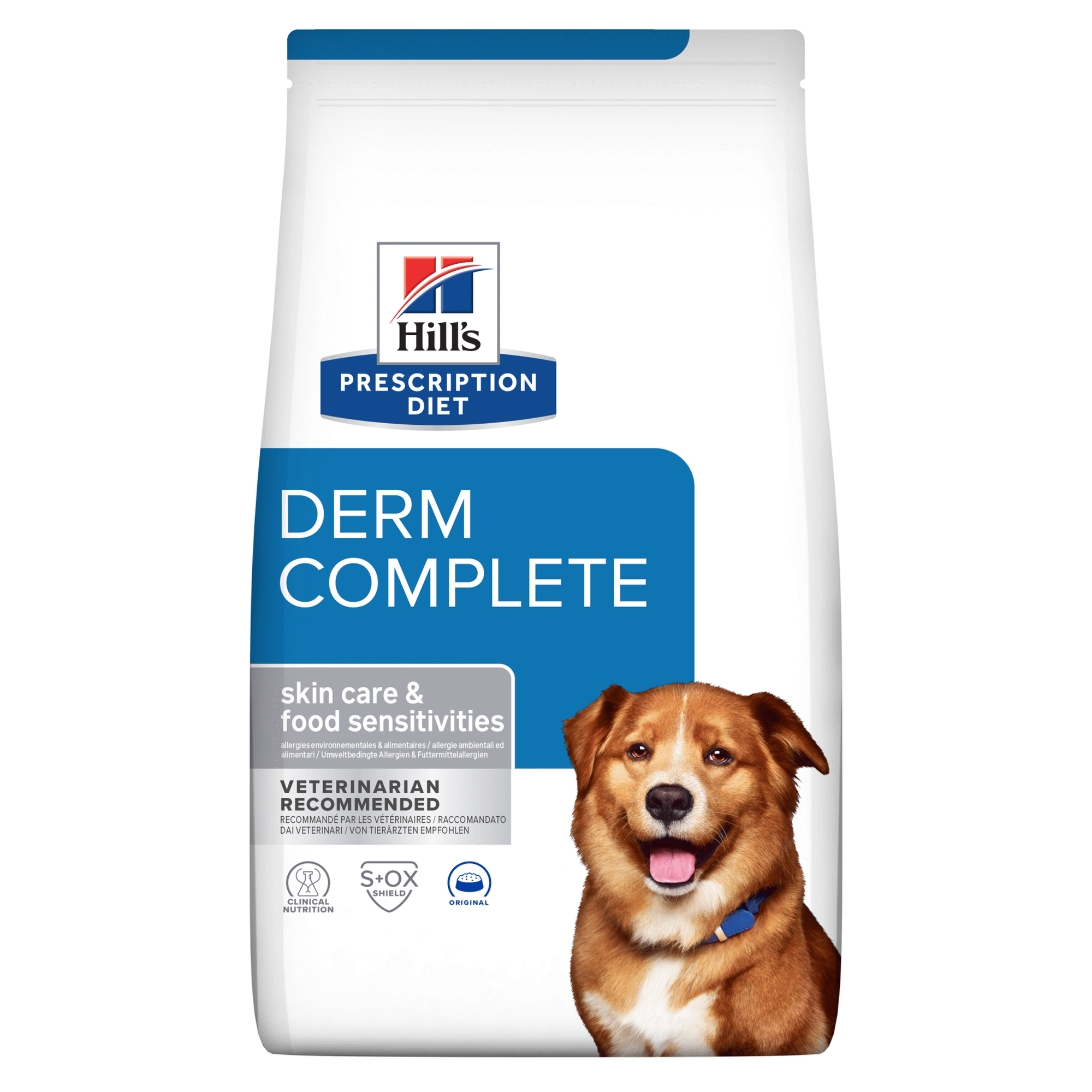 Ra&ccedil;&atilde;o para C&atilde;o Adulto Prescription Diet Derm Complete Frango