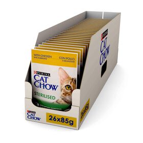 Caixa de Comida Húmida para Gato Esterilizado Galinha Caixa de Comida Húmida para Gato Esterilizado Galinha