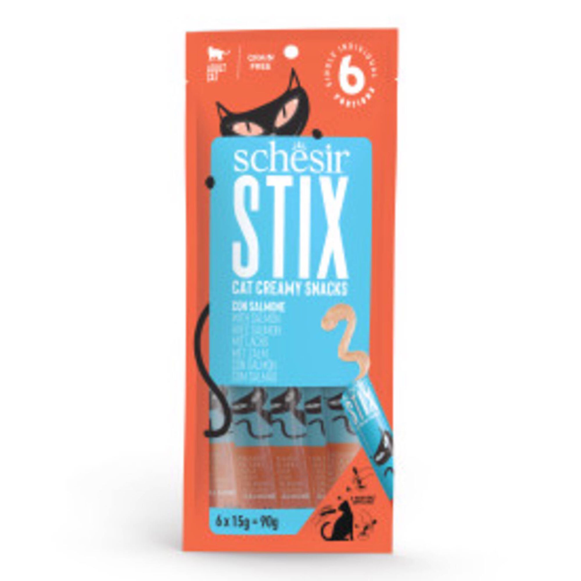 Puré para Gato Stix Salmão