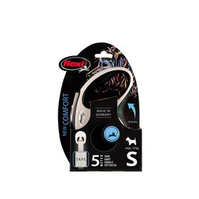 Trela para Cão New Confort Tape Preta XS