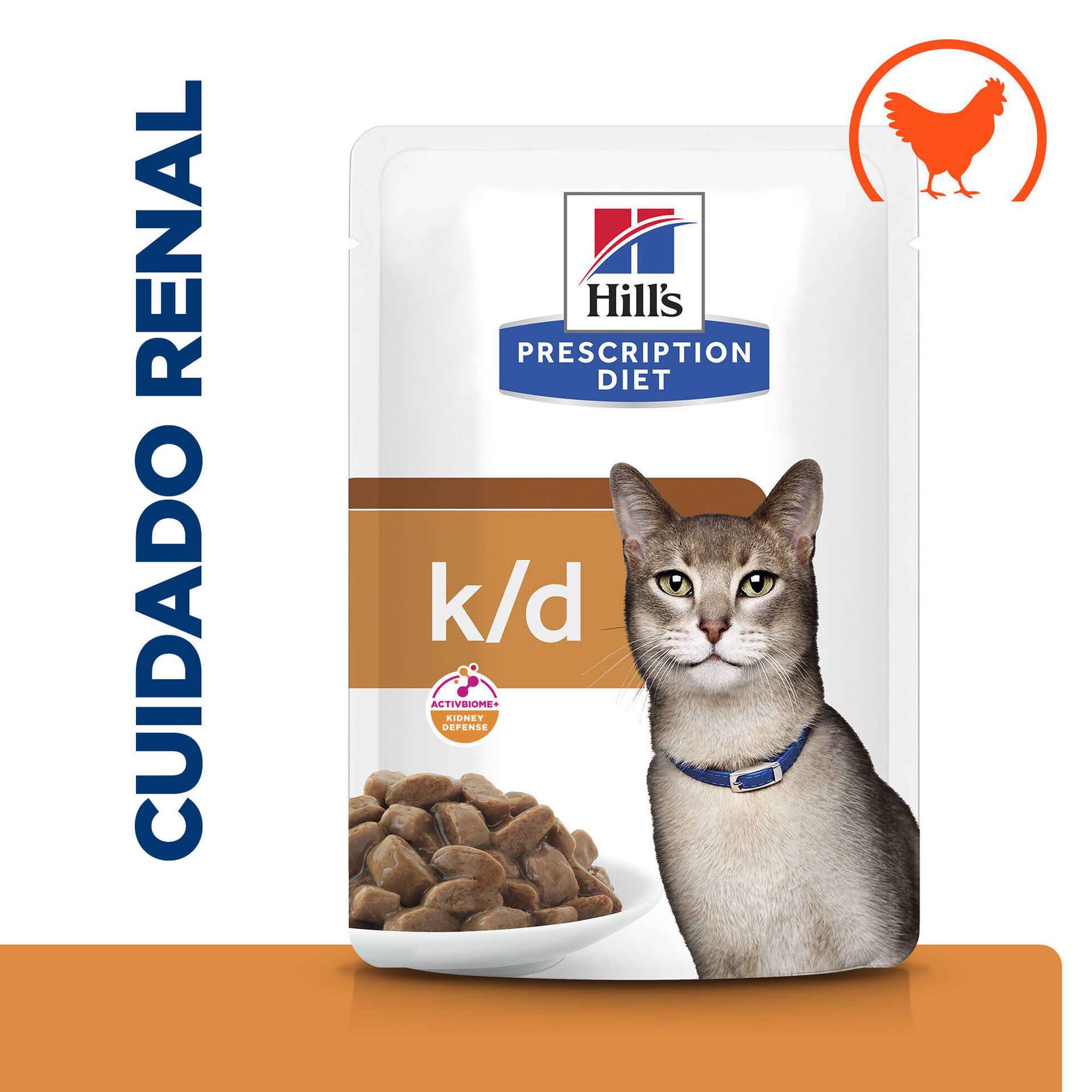Comida H&uacute;mida para Gato Prescription Diet Kidney Care Frango