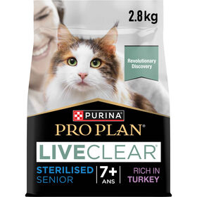 Ração para Gato Sénior Esterilizado Live Clear Peru Ração para Gato Sénior Esterilizado Live Clear Peru