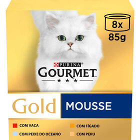 Comida Húmida para Gato Adulto Seleção Mousses Comida Húmida para Gato Adulto Seleção Mousses