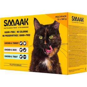 Comida Húmida para Gato Adulto Sem Cereais Frango Saquetas