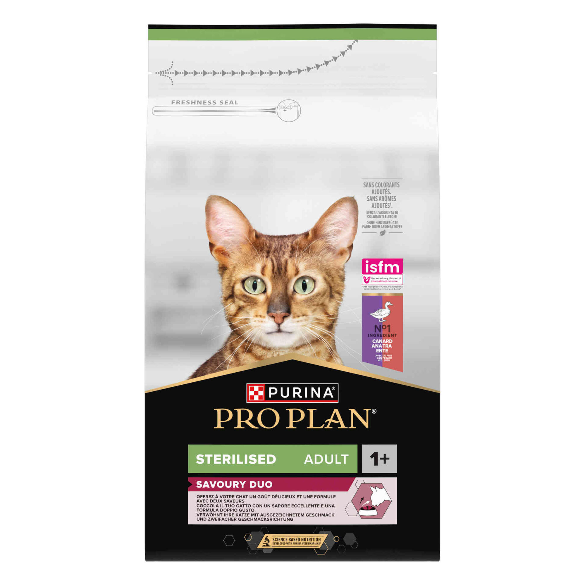 Ração para Gato Adulto Esterilizado Savoury Duo Pato e Fígado