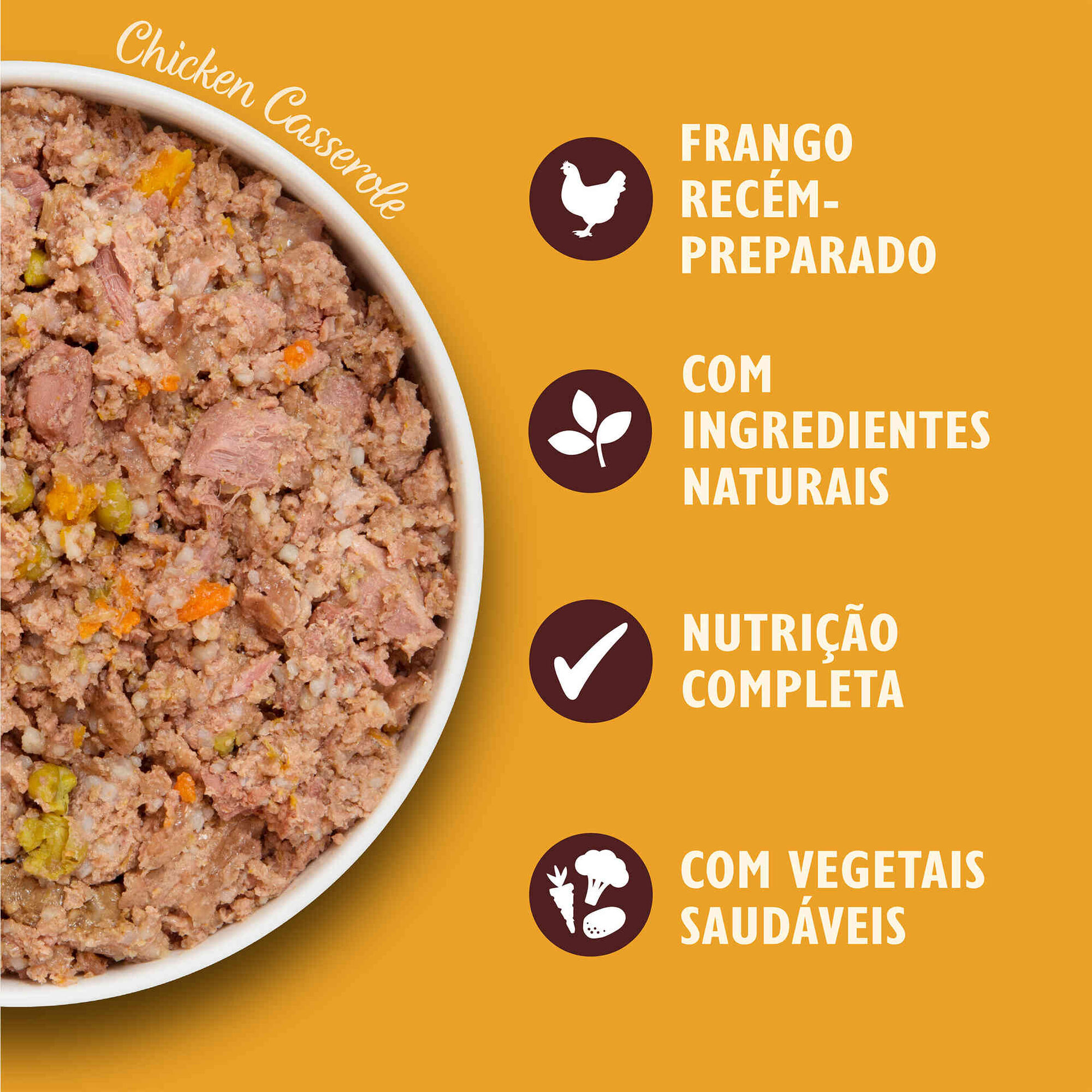 Comida Húmida para Cão Adulto Frango Peru em Lata