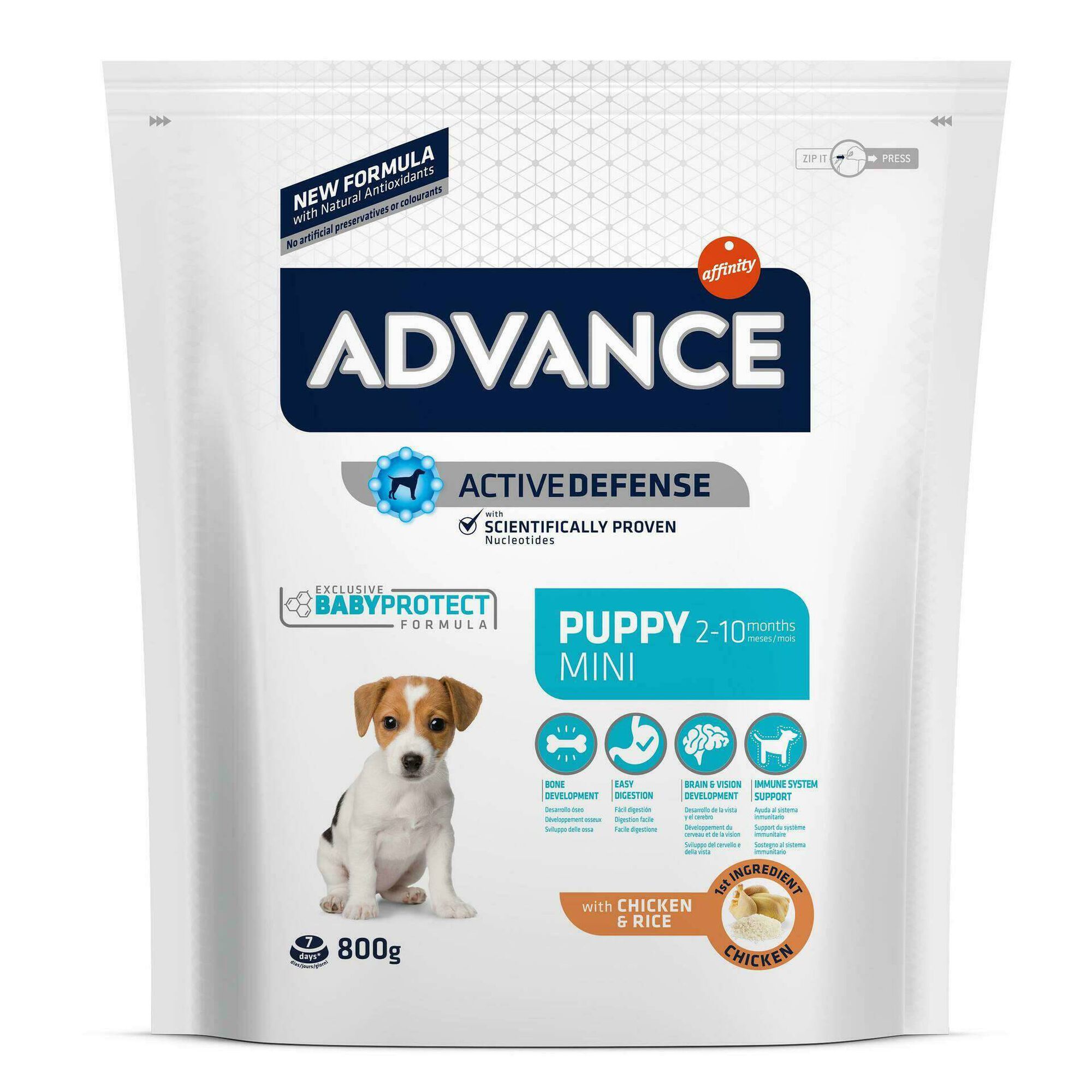 Ração para Cão Puppy Mini Frango e Arroz