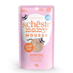 Comida Húmida para Gato Júnior Mousse Salmão e Frango