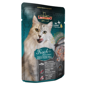 Comida Húmida para Gato Seleção Peixe e Camarão