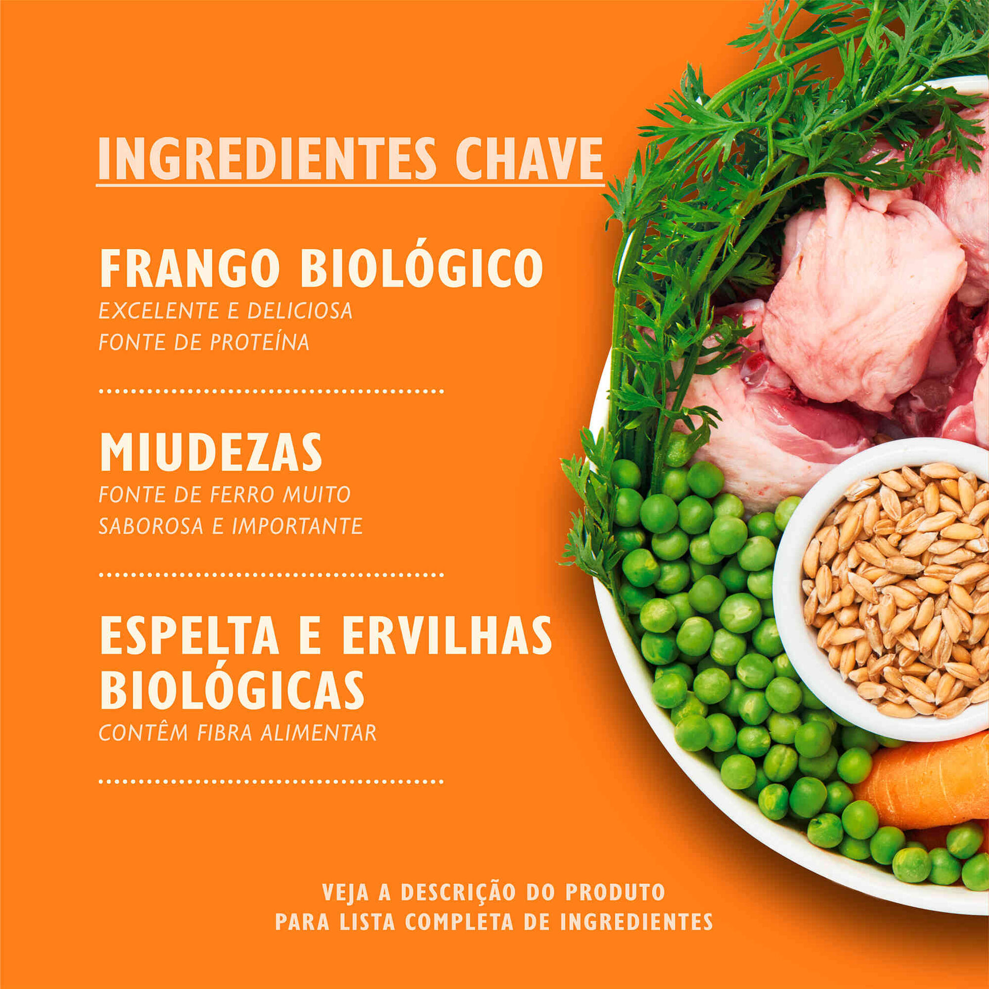 Comida Húmida para Cão Organic Frango