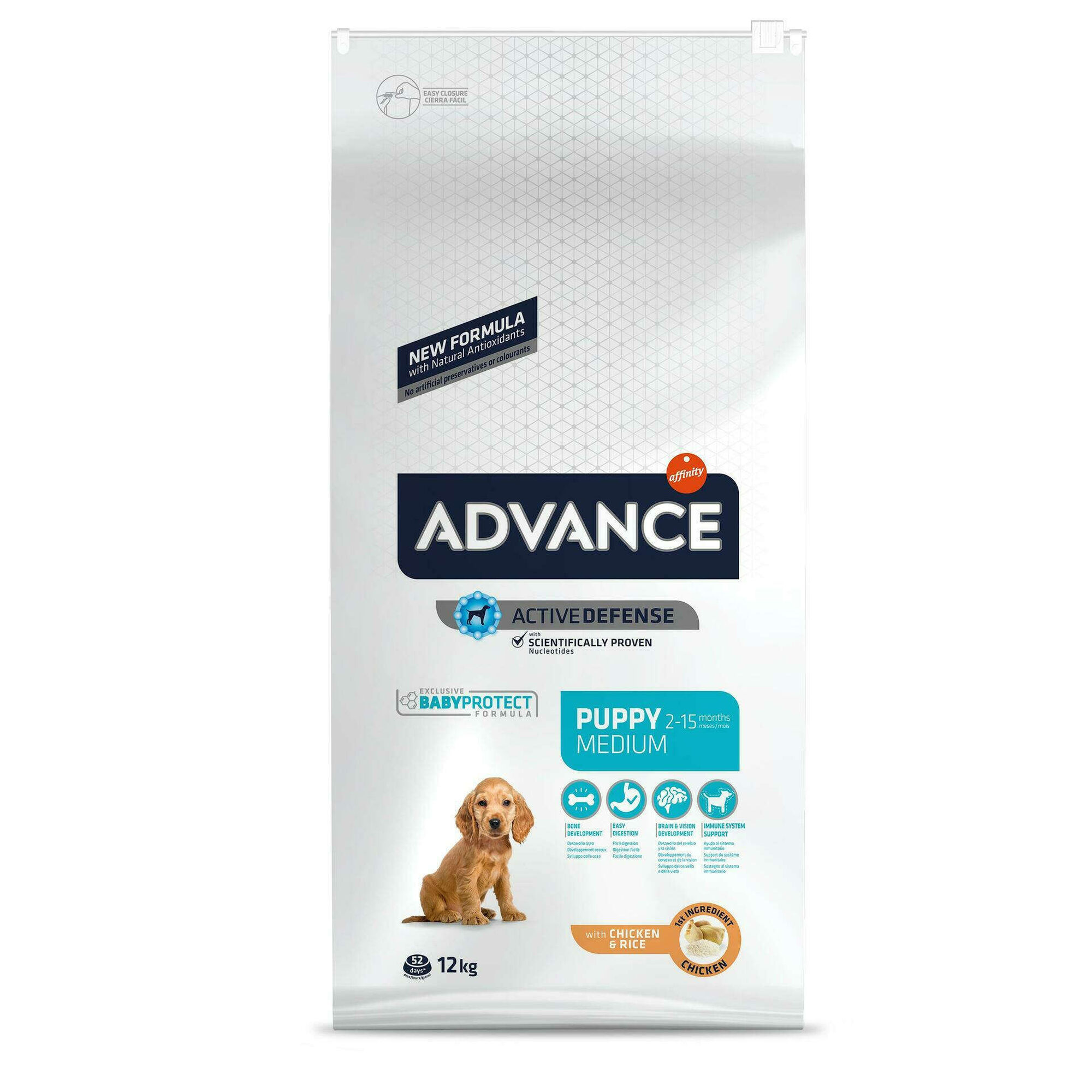 Ração para Cão Puppy Médio Frango e Arroz