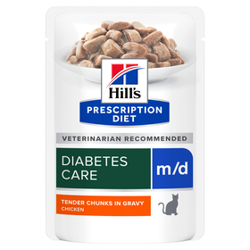 Comida H&uacute;mida para Gato Diabetes Care Frango Hill's Prescription Diet
