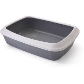 Tabuleiro de Areia para Gato Cinza