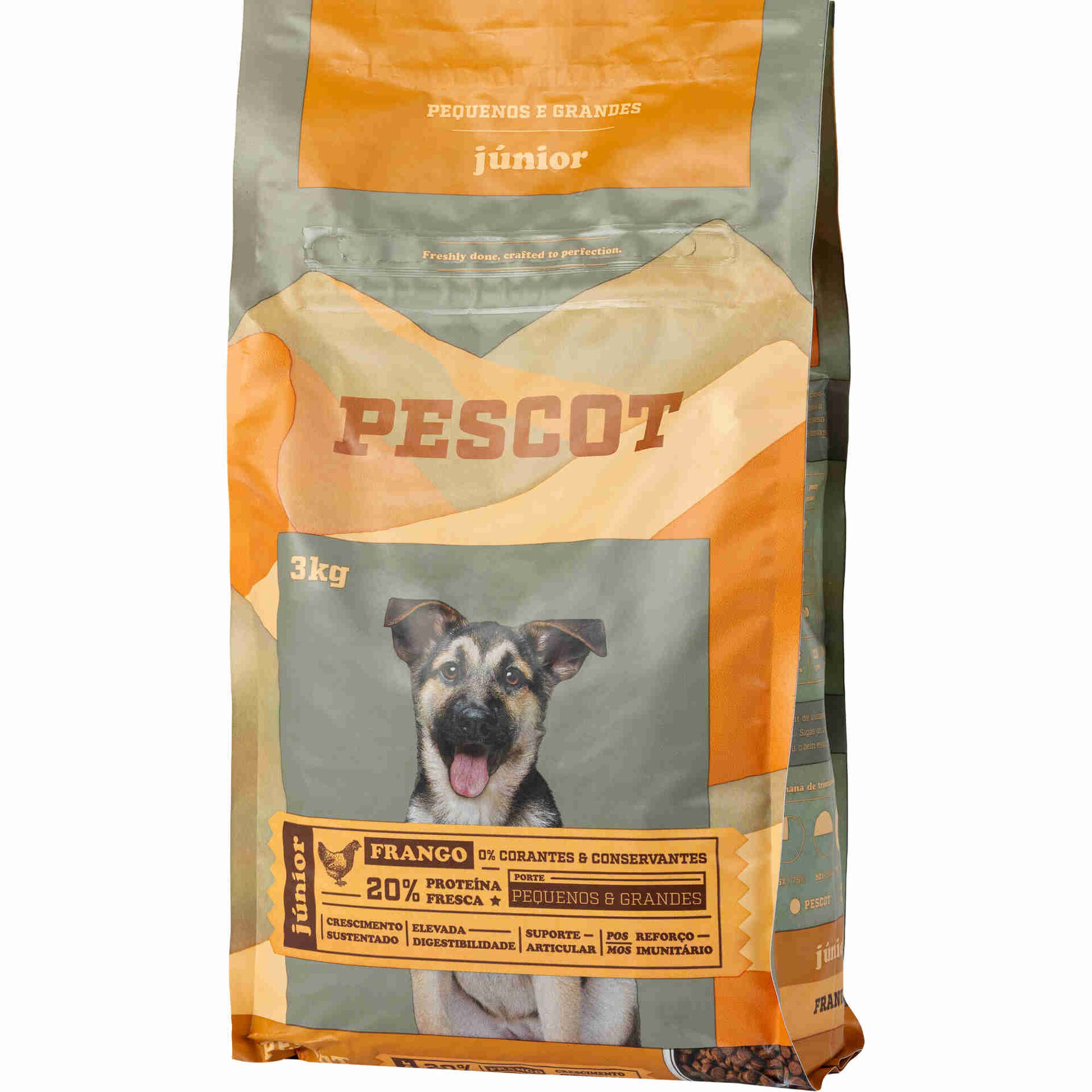 Ra&ccedil;&atilde;o para C&atilde;o J&uacute;nior Frango Pescot