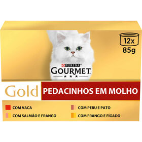 Comida Húmida para Gato Pedacinhos em Molho Seleção Sabores Comida Húmida para Gato Pedacinhos em Molho Seleção Sabores