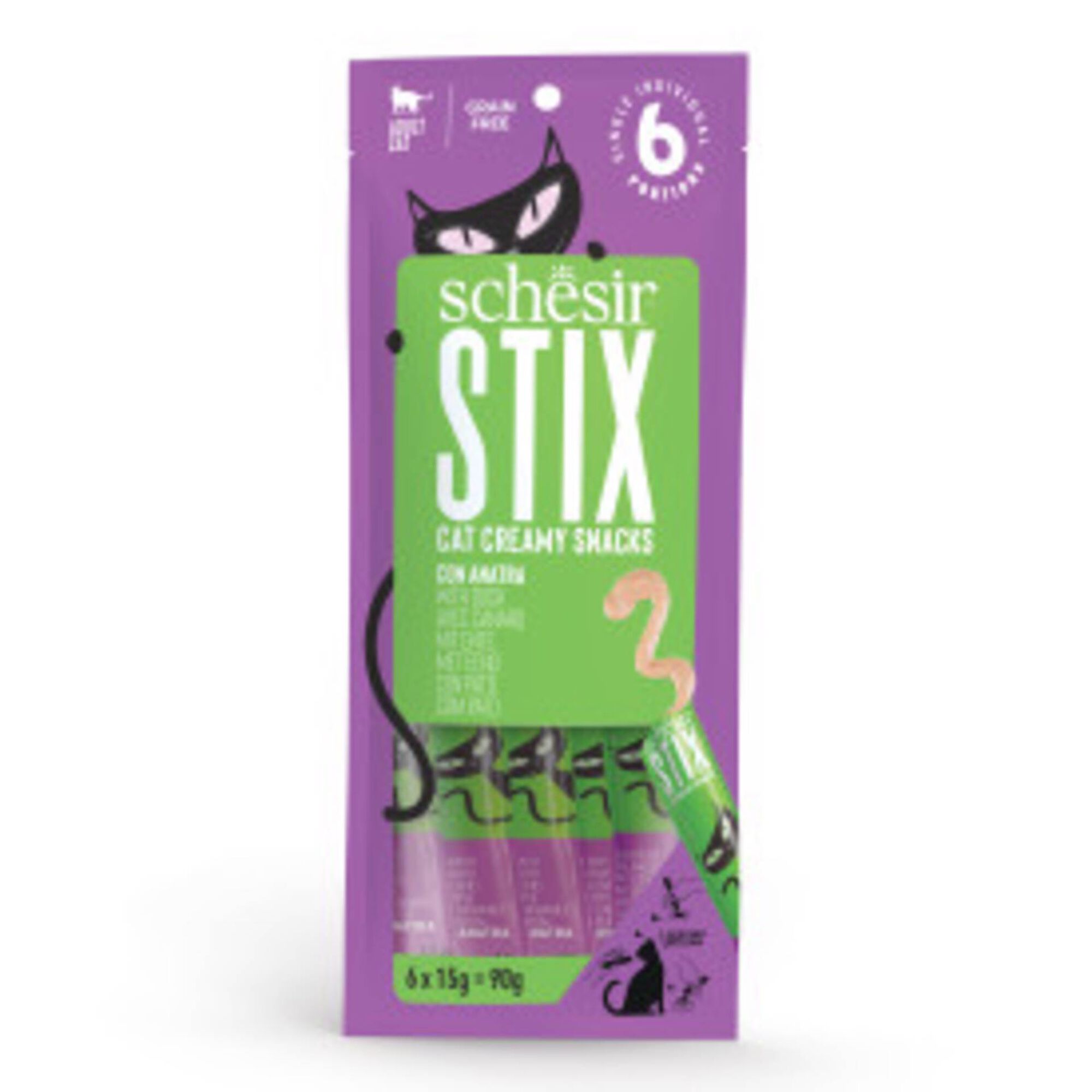 Puré para Gato Stix Pato