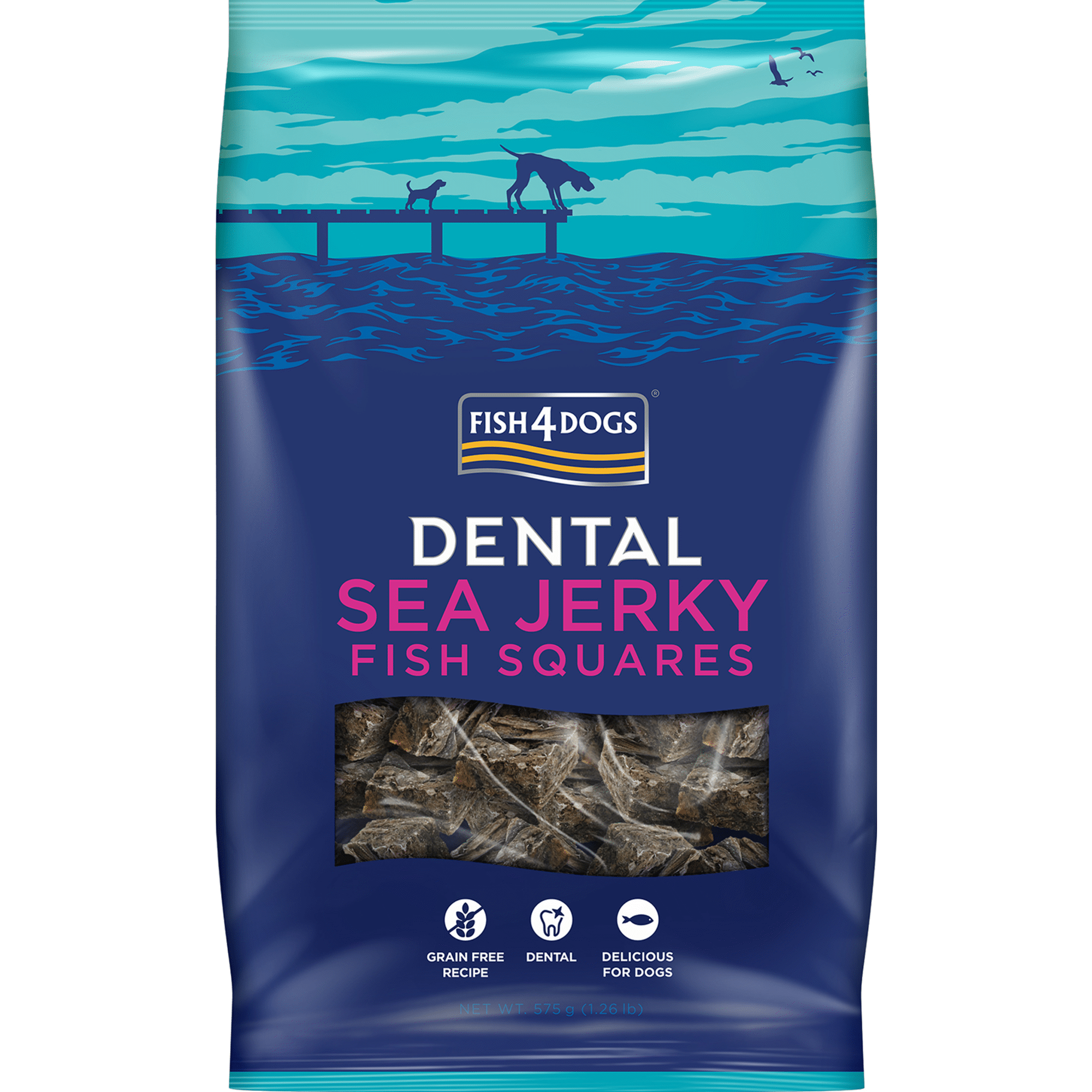 Snacks para Cão Cubos de Peixe Seco