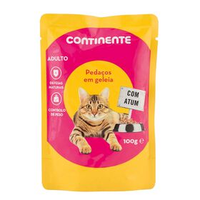 Comida Húmida para Gato Pedaços em Geleia Atúm em Saqueta Comida Húmida para Gato Pedaços em Geleia Atúm em Saqueta