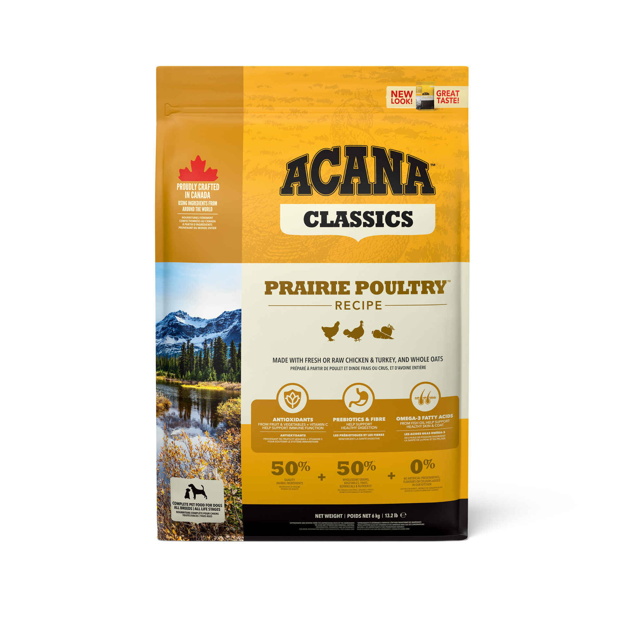 Ração para Cão Adulto Classics Prairie Poultry Recipe