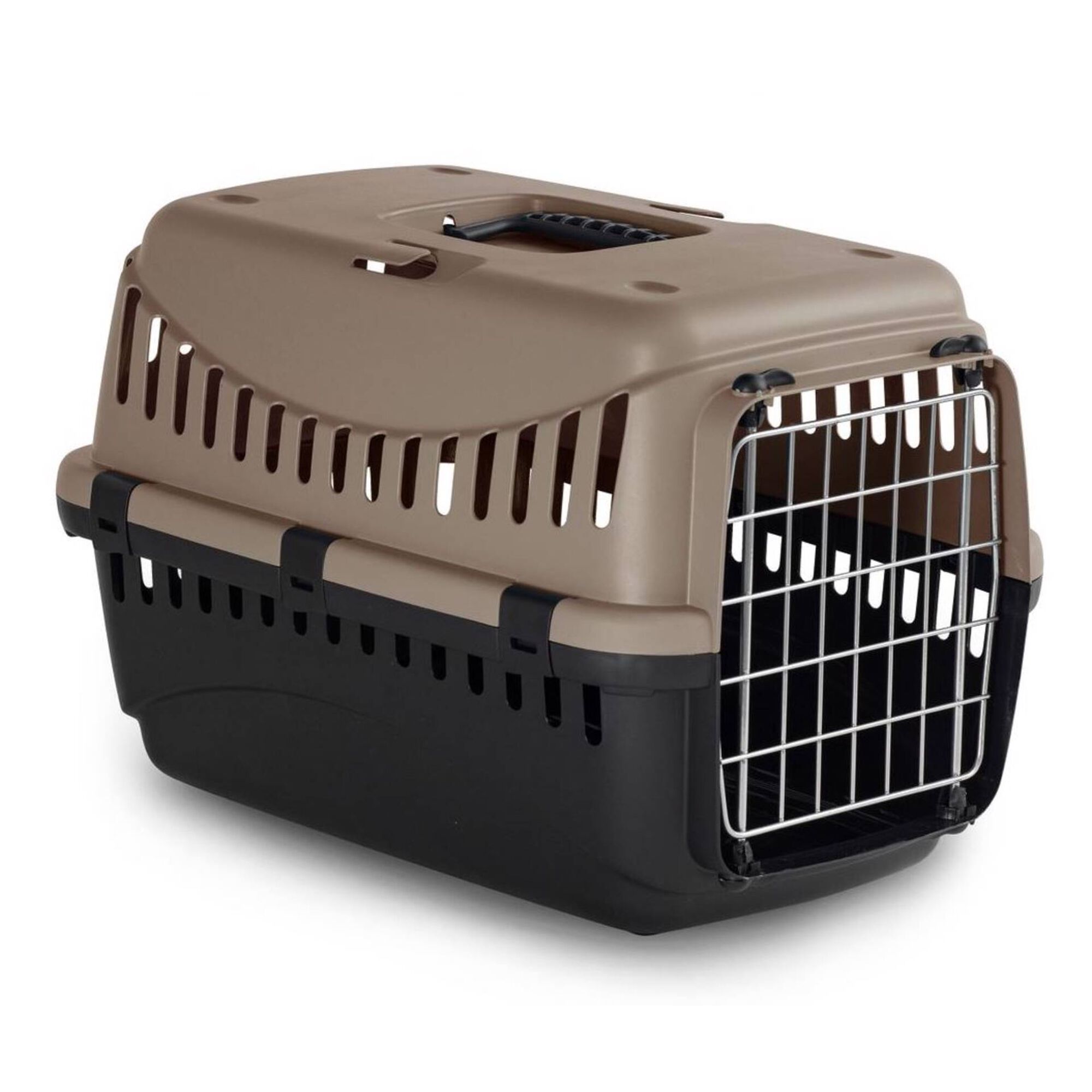 Transportadora para Gato Gipsy Porta Metal Eco Castanho S