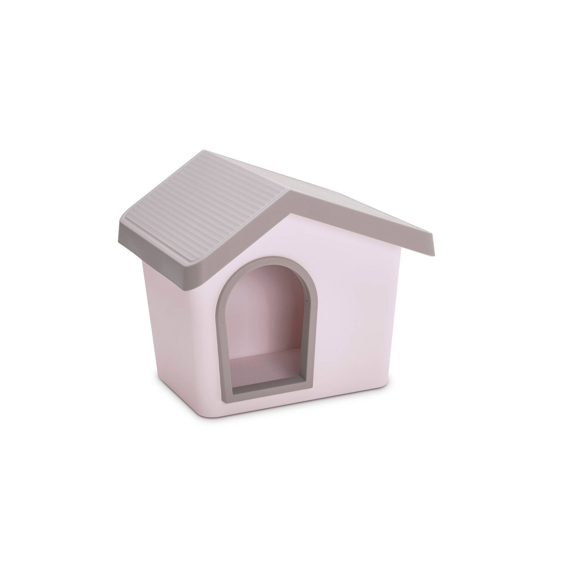 Casa Plástico para Cão Zeus Rosa 50