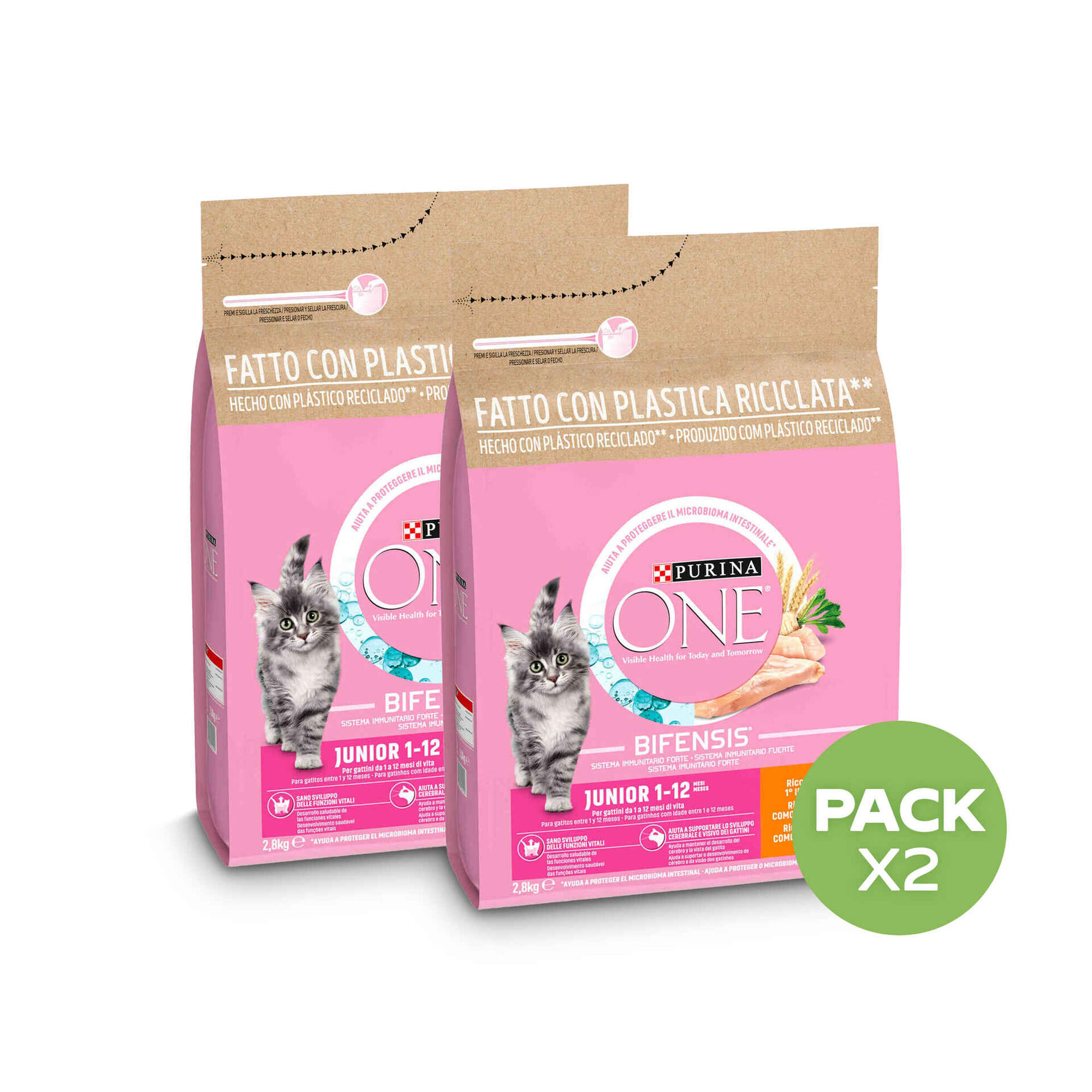 Ração para Gato Júnior Frango