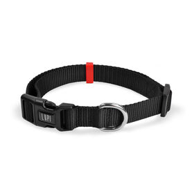 Coleira para Cão Preta e Vermelha M