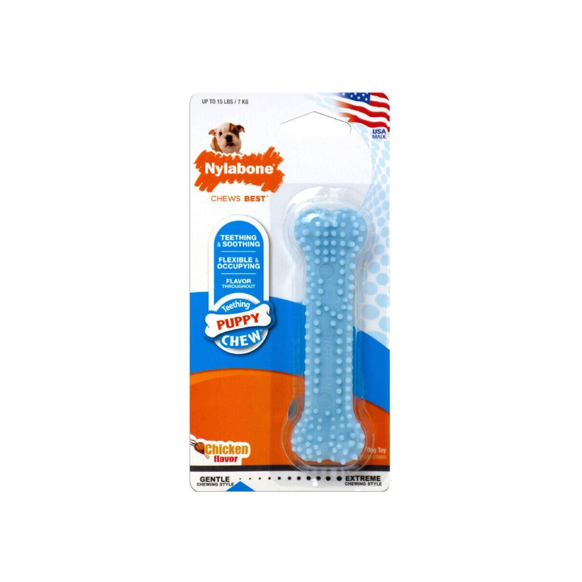 Osso para Cão Júnior Dental Azul XS