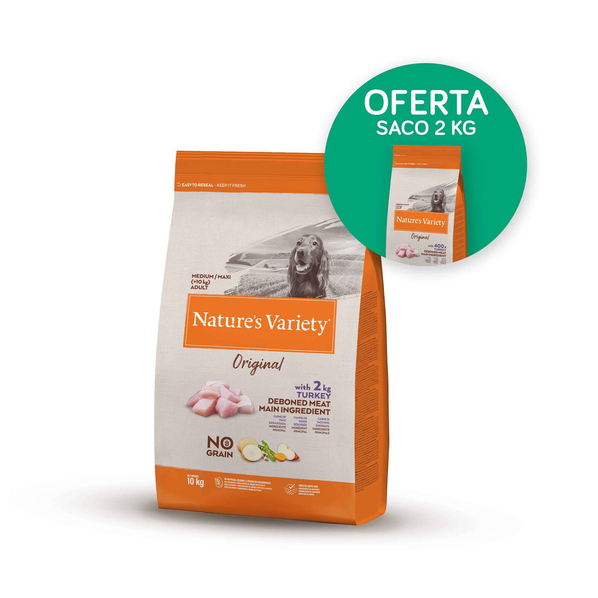Ração para Cão Adulto Médio Peru + Oferta Ração 2 kg Ração para Cão Adulto Médio Peru + Oferta Ração 2 kg