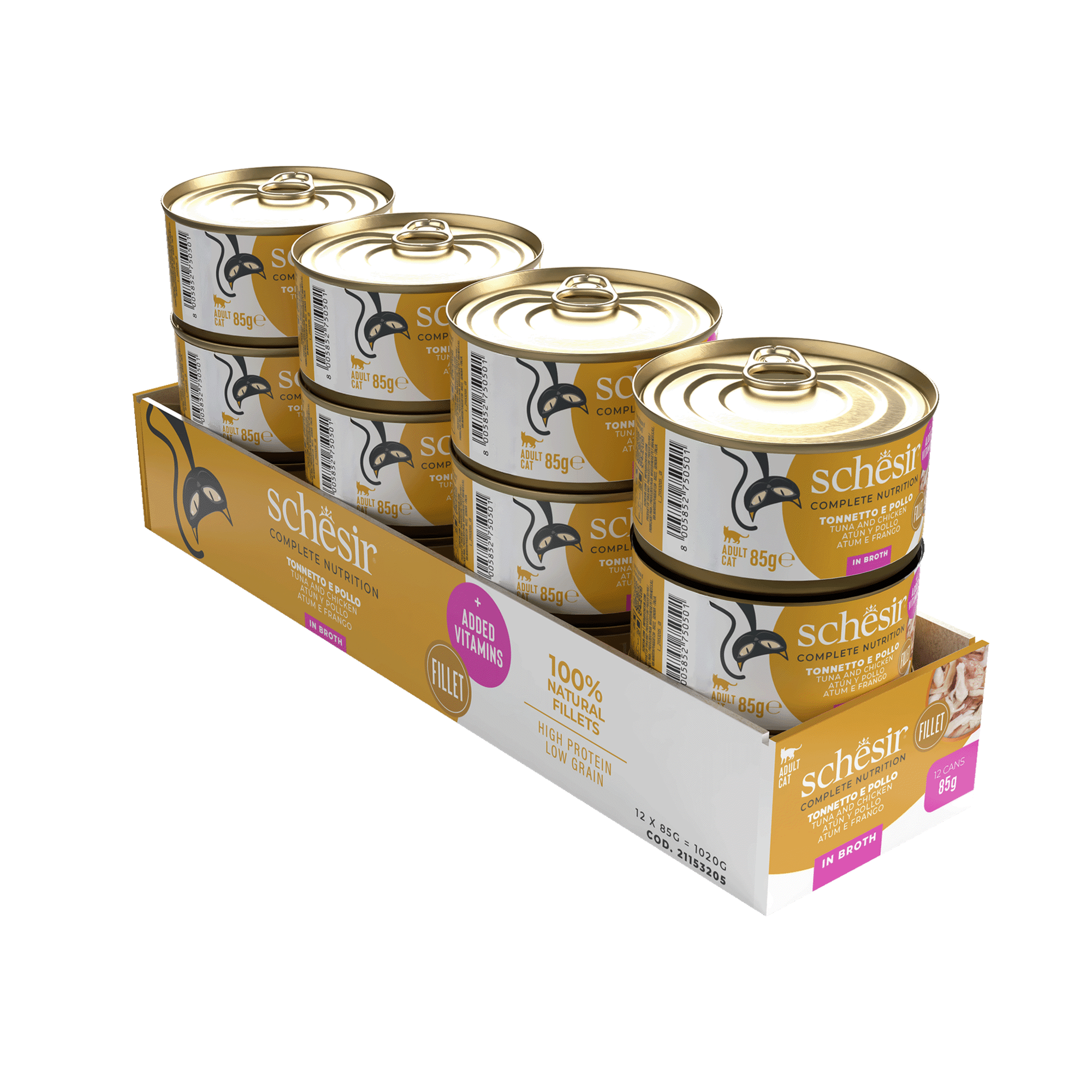 Comida Húmida para Gato Atum e Frango Comida Húmida para Gato Atum e Frango