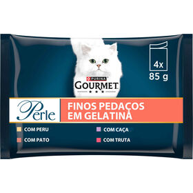 Comida Húmida para Gato Adulto Finos Pedaços em Gelatina Saquetas Comida Húmida para Gato Adulto Finos Pedaços em Gelatina Saquetas