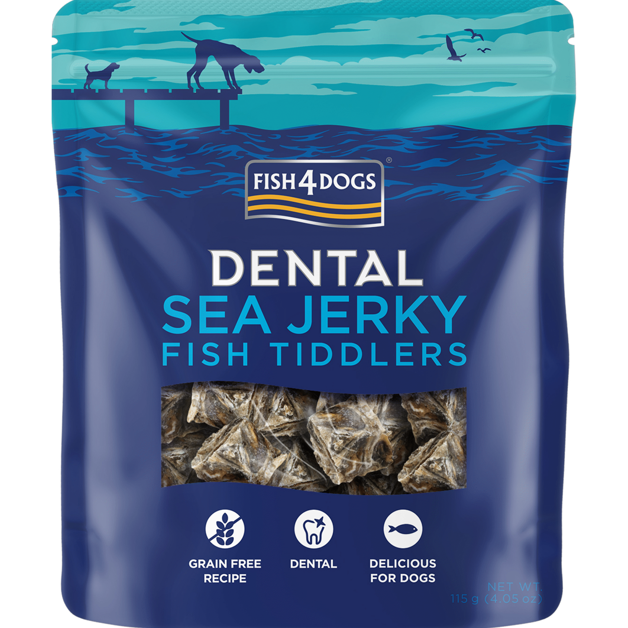 Snacks para Cão Pedaços de Pele de Peixe Seco