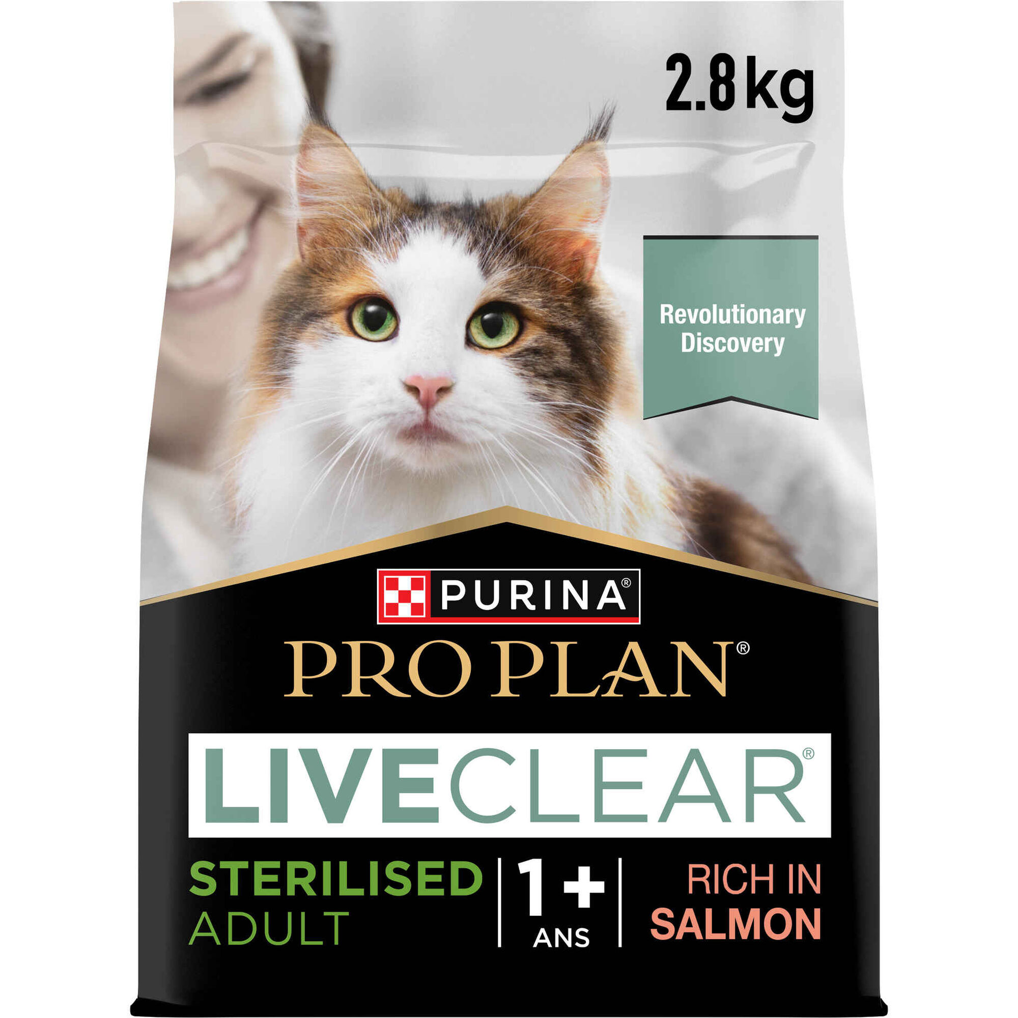 Ração para Gato Adulto Esterilizado Live Clear Salmão